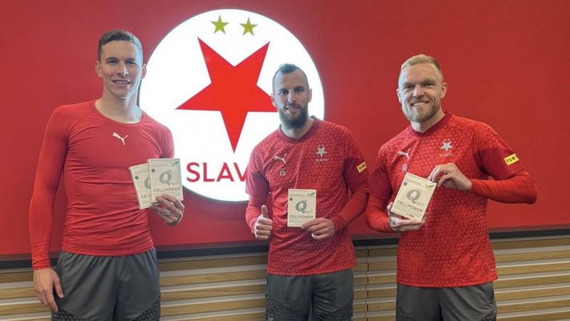 Lukas Provod / Vaclav Jurecka / Mick van Buren (Slavia Prag) Sportler Q10 MAGIC POWER / Q-CELLPOWER